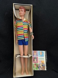 lot 197 image: Vintage Allan Doll Original Outfit , Box , Mattel 1960 Hes Kens Buddy  #1000