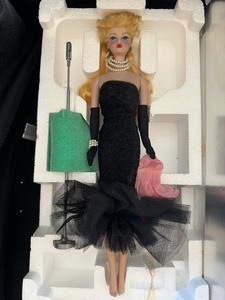 lot 203 image: Solo in the Spotlight 1961 Limited Edition Barbie Porcelain Collection New in Box