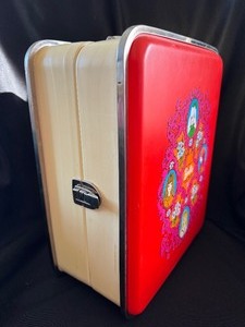 lot 211 image: Vintage Rare Orange Barbie Hard Case Trunk 1969.