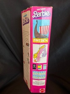 lot 230 image: Vintage 1982 Swedish Barbie Doll #4032 Dolls of the World Never Used.