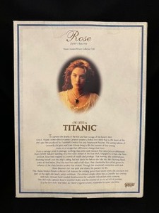lot 275 image: In Box Titanic Movie Collector Rose