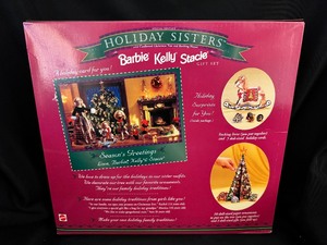 lot 285 image: Barbie Kelly Stacie Holiday Sisters Gift Set Special Edition 1989
