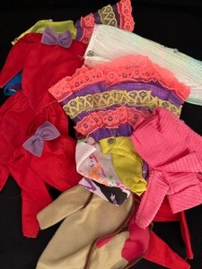 lot 289 image: Vintage Doll Clothing Lot