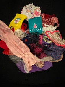 lot 291 image: Vintage Doll Clothing Lot