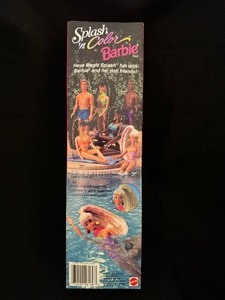 lot 344 image: Vintage Mattel 1993 Dress N Fun Barbie Doll Blonde 10776Flower Romper.