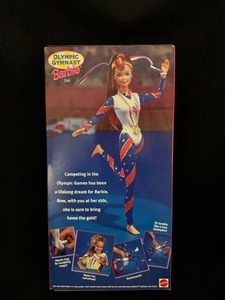 lot 352 image: Olympic Gymnast Barbie Doll 1995 Atlanta USA RedAuburn Hair Mattel 15125.
