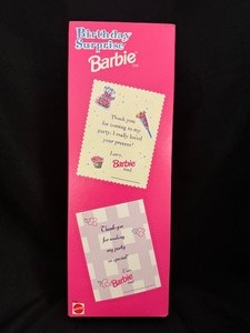lot 357 image: New Vintage 1996 Mattel Birthday Surprise Barbie Doll Special Edition # 16491.