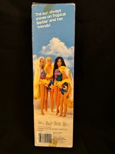 lot 358 image: Vintage 1985 Mattel Tropical Ken Barbie Doll No. 1020 NRFB NIB New Sealed Navy.