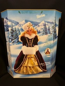 lot 368 image: Barbie Happy Holidays Doll Special Edition 1996 Mattel.