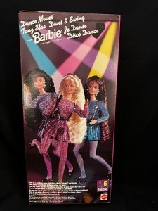 lot 372 image: Mattel Dance Moves Tanz Star Dans & Swing Barbie #13083 Vintage (1994).