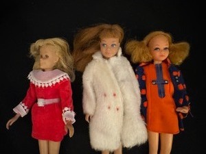 lot 397 image: Lot of 3 Vintage Dolls.