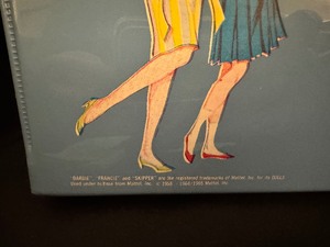 lot 383 image: Barbie Francie and Skipper Doll Trunk.