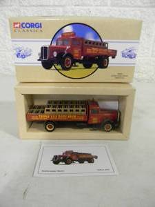 CORGI CLASSICS - LIMITED EDITION #2915 of 6500 150 Scale DIE-CAST WHITE SODA TRUCK XXX #98459 - IN BOX - WITH COA - GREAT PIECE - SEE PICTURES