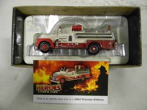 CORGI HEROES UNDER FIRE CLASSICS - LIMITED EDITION 150 Scale DIE-CAST - Seagrave 70TH Anniversary Pumper - Vigilant Hose Company #1 #US50508 - IN BOX - WITH COA - GREAT PIECE - SEE PICTURES
