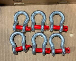 lot 247X image: Clevis Assortment 34 Inch (quantity six)