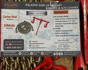 lot 271 image: Ratchet Binders and Chains RC5400