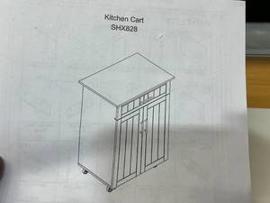 lot 71 image: Kitchen Cart