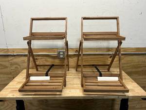 lot 41 image: GARDIEN PRODUCTS Lot of 2- Plant Stands 2-Tier Design