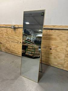 lot 21 image: Full Length Mirror- Gold
