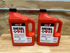 lot 57 image: POWER SERVICE Lot of 2- Diesel 9-1-1 Winter Rescue Formula 64 oz Each