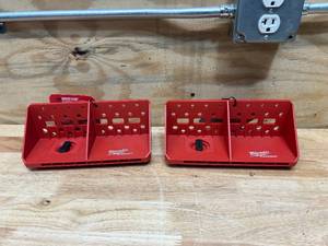 lot 58 image: MILWAUKEE Lot of 2- PACKOUT Screwdriver Racks