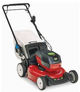 lot 8 image: TORO 60V Max 21 in. (53cm) Recycler Self-Propel wSmartStow Lawn Mower with 5.0Ah Battery and Charger