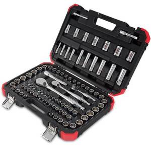 lot 15 image: SUNEX 14, 38, & 12 Drive Master Chrome Socket Set, SAEMetric, 6 Pt. & 12 Pt., 532  78, 4mm  19mm, 89Piece