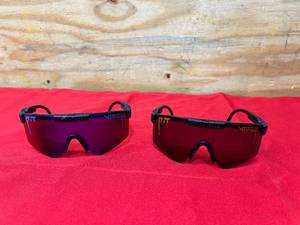 lot 114 image: PIT VIPER Lot of 2 Pairs of Sunglasses (replicas)
