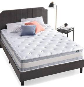 lot 15A image: ZINUS 12 Inch Comfort Support Cooling Hybrid Quilted Mattress, Pocket Innersprings for Motion Isolation, Edge Support, Full, White