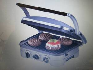 lot 13 image: Cuisinart 5-in-1 Griddler open box,...