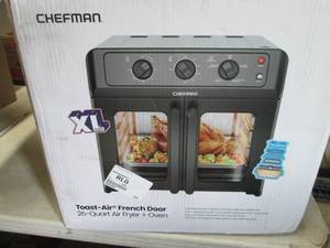 lot 20 image: Chefman 26-Qt. French Door Air Frye...