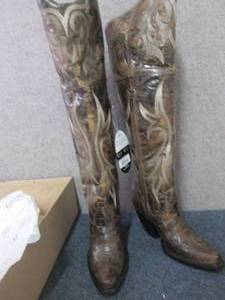 lot 21 image: Dan Post Womens Jilted Leather Wes...