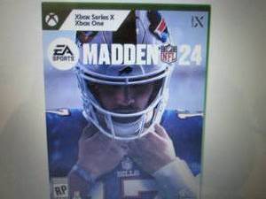 lot 53 image: Xbox Series X Madden NFL 24 open pk...