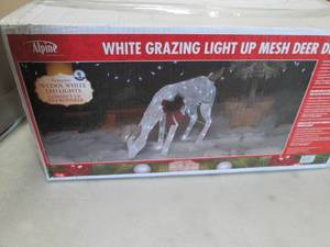lot 64 image: Alpine Corporation White Light-Up M...