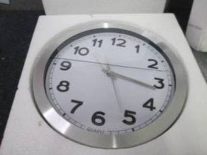lot 81 image: Wall Clock- cracked face...