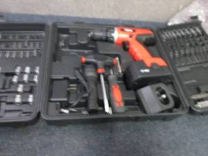 lot 84 image: Stalwart 18V Cordless Drill 78-Pc. ...