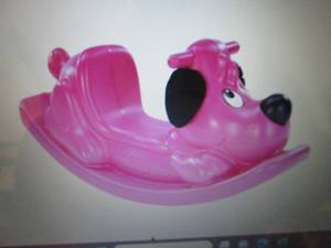 lot 117 image: Little Tikes Rockin Puppy, Magenta...
