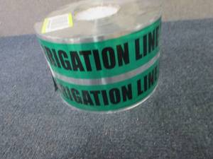 lot 128 image: Roll of Caution Irrigation Line Bur...