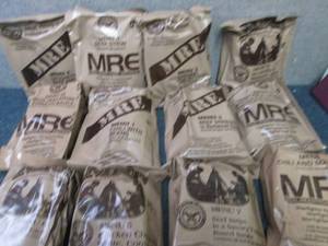 lot 167 image: Sealed Case of 12 MREs Meal Ready ...
