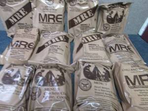 lot 172 image: Sealed Case of 12 MREs Meal Ready ...