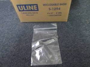 lot 193 image: Case of 1000- 4x6 Reclosable Plasti...