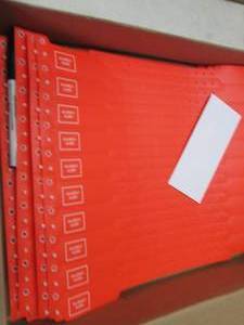 lot 196 image: St Johns Company Box of 250 Red Al...