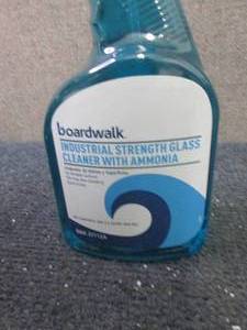 lot 250 image: 10 qt Bottles Boardwalk Glass Clean...