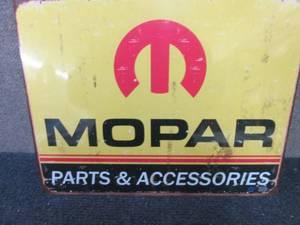 lot 267 image: Metal Mopar Sign 12.5x16 inches...