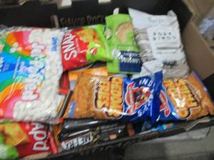 lot 309 image: Flat of Assorted Snacks& Food Items...