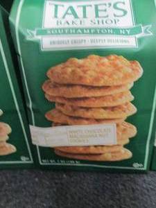 lot 312 image: 3- 7 oz Tates Bake Shop White Choc...