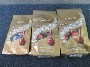 lot 358 image: 3 Lindor Chocolates...