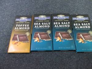 lot 380 image: 4- 3.5 oz Ghirardelli Chocolate...