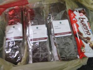 lot 386 image: 3- 6 oz Sea Salt Caramels, 1 Bueno...