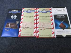 lot 391 image: 4- 3.5 oz Chocolate...